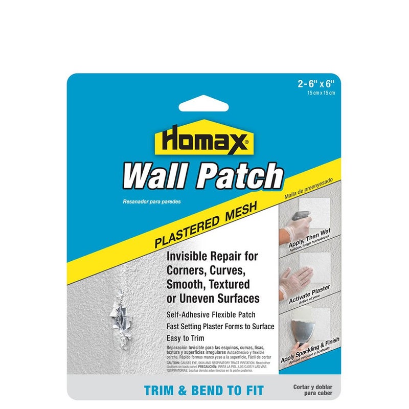 Homax 6""x6"" 2 Pack Pre-Plastered Mesh Wall Patch